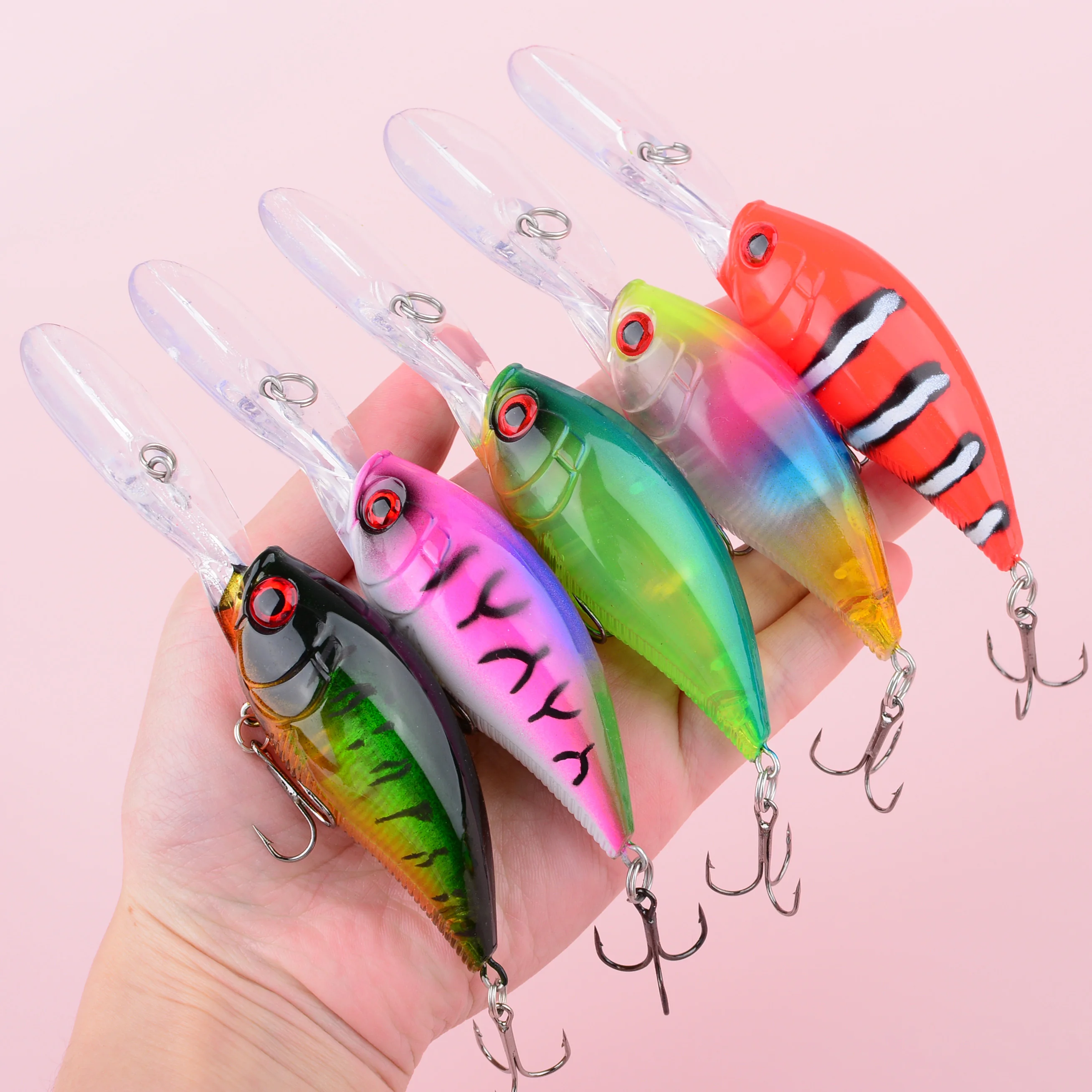Wobbler Crank flotante cebo duro para pesca de superficie - imagen 4
