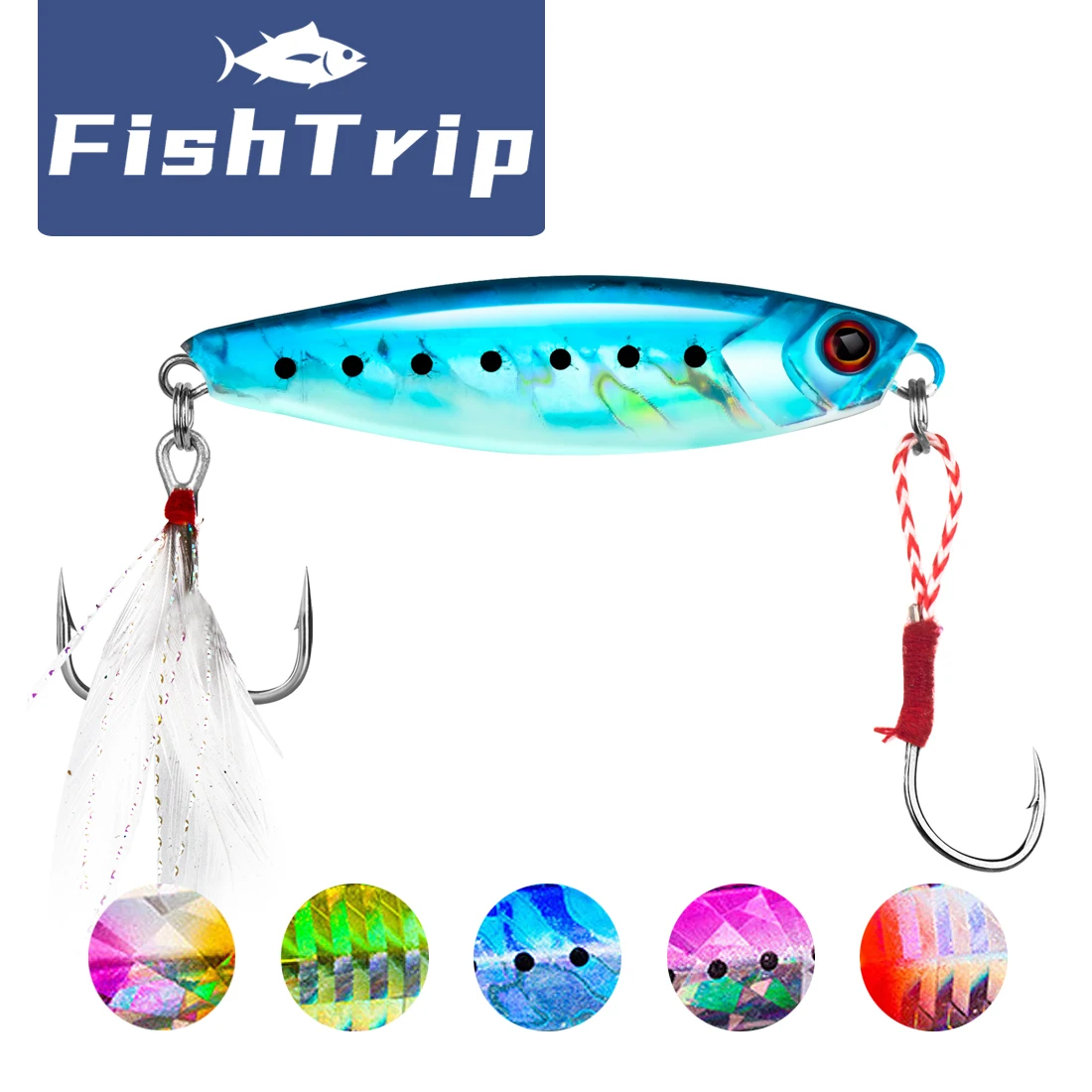 Micro Jig Head FishTrip 4-7cm – Señuelo hundible agua salada y dulce - imagen 2