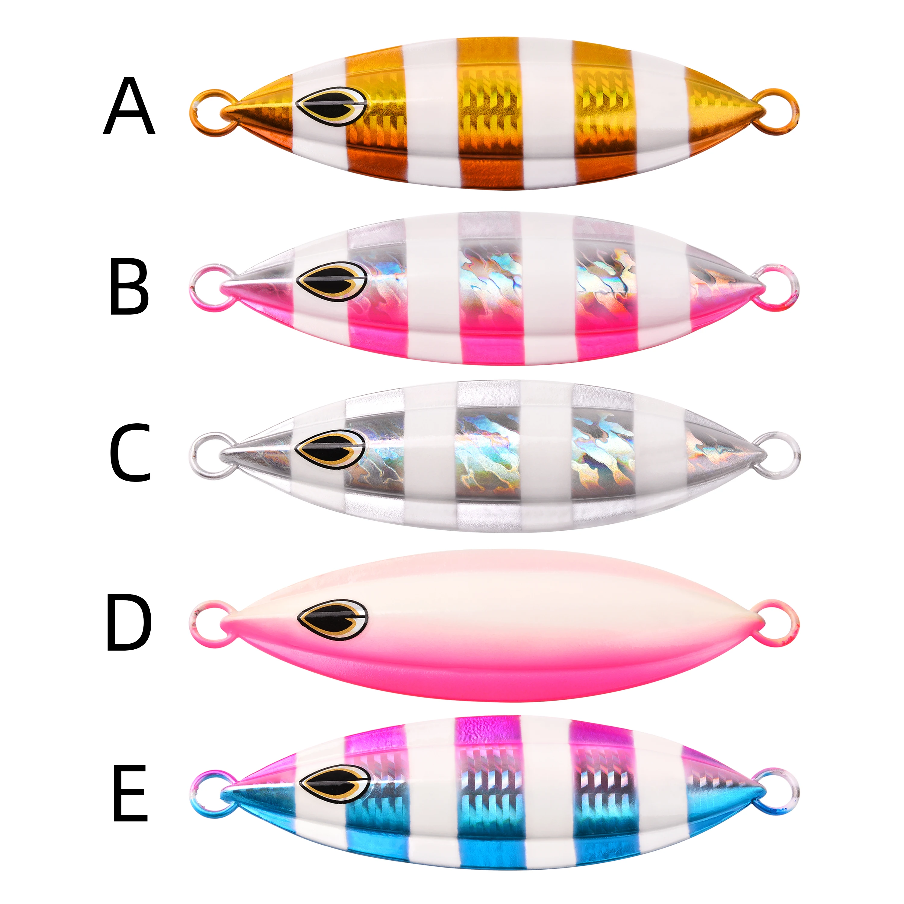 Cuchara jigging lenta metálica para agua salada - imagen 5