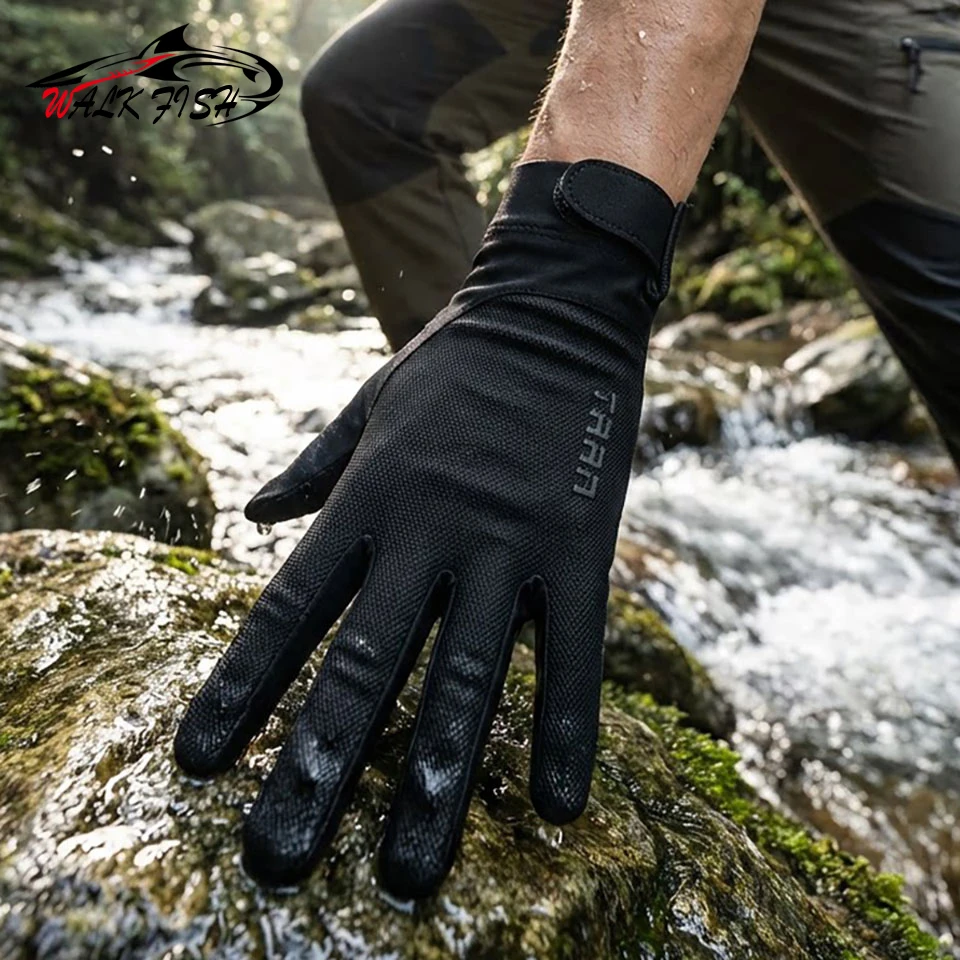 Guantes con pantalla táctil y ventilación