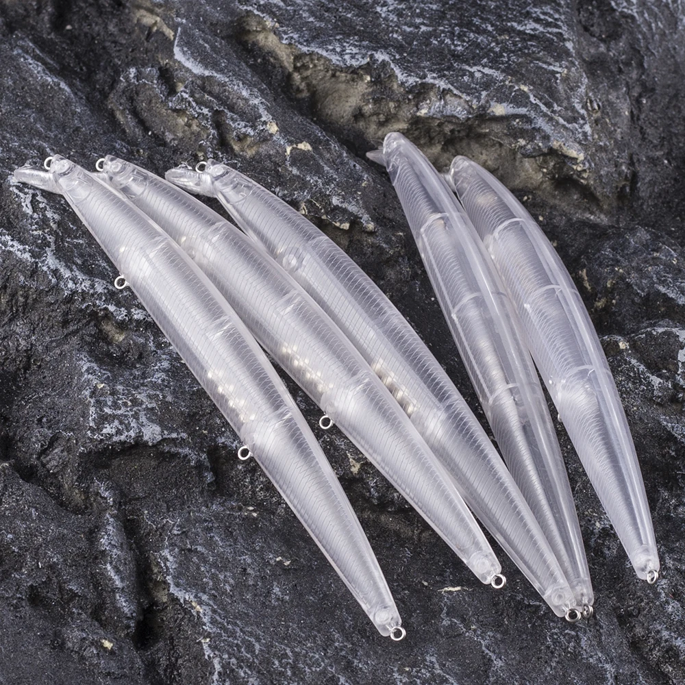 Señuelos flotantes Dr.Holife con sonajero para pesca DIY – blanco - imagen 3