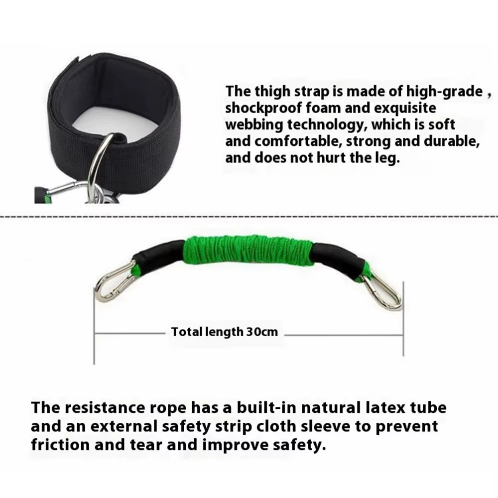 Cinturón Taekwondo con Bandas Elásticas de Resistencia y Tracción - imagen 4