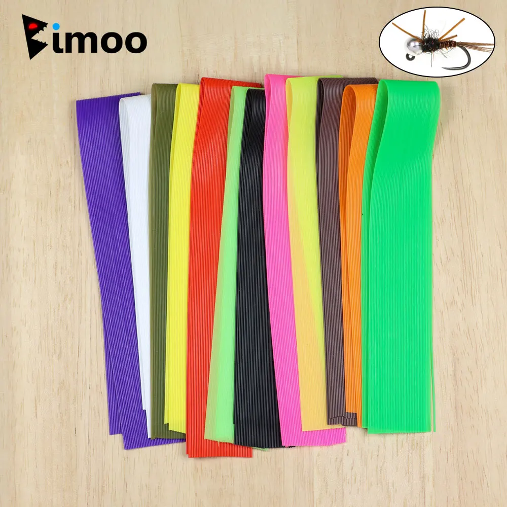 Patas de silicona Bimoo 40 hebras para mosca ninfa y jig