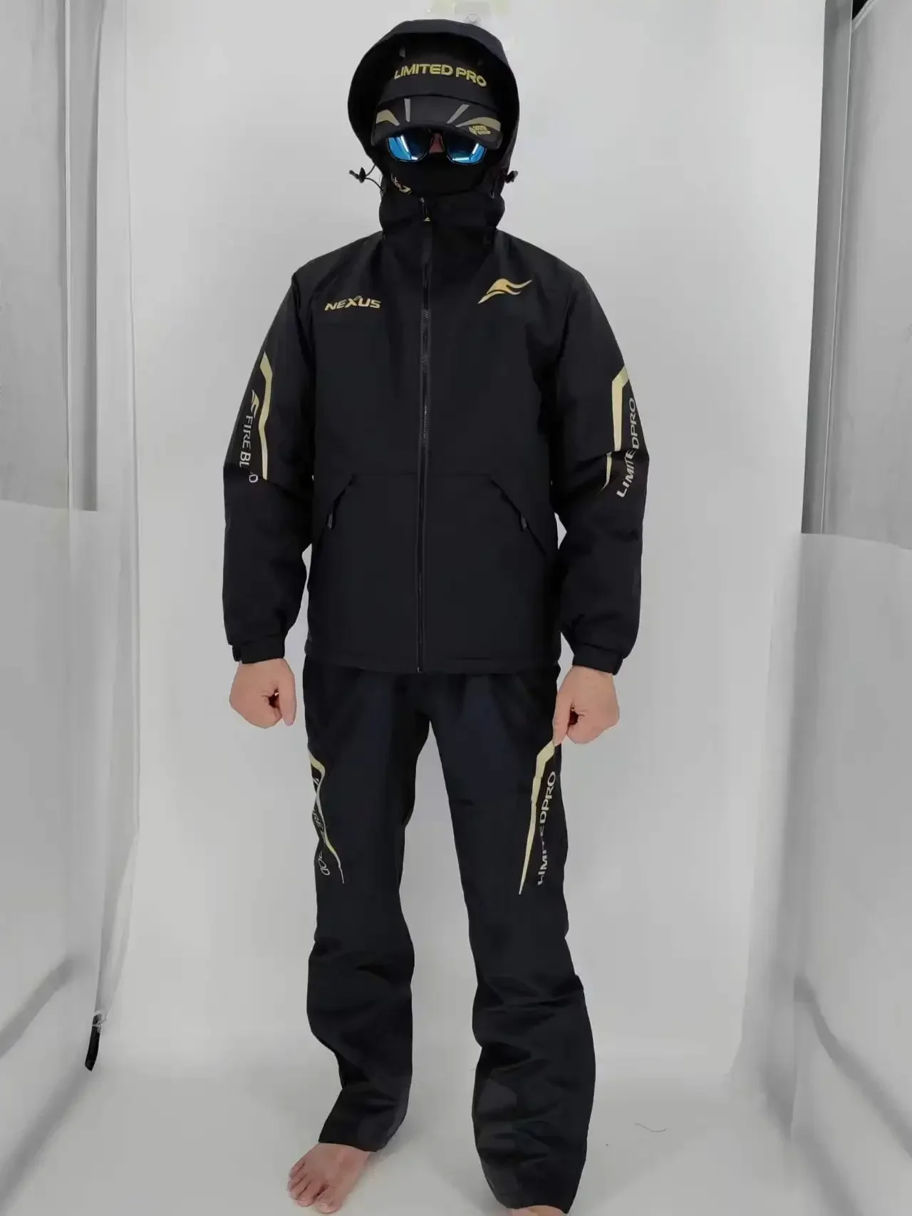 Ropa de pesca impermeable polar grueso – Chaqueta y pantalón - imagen 3