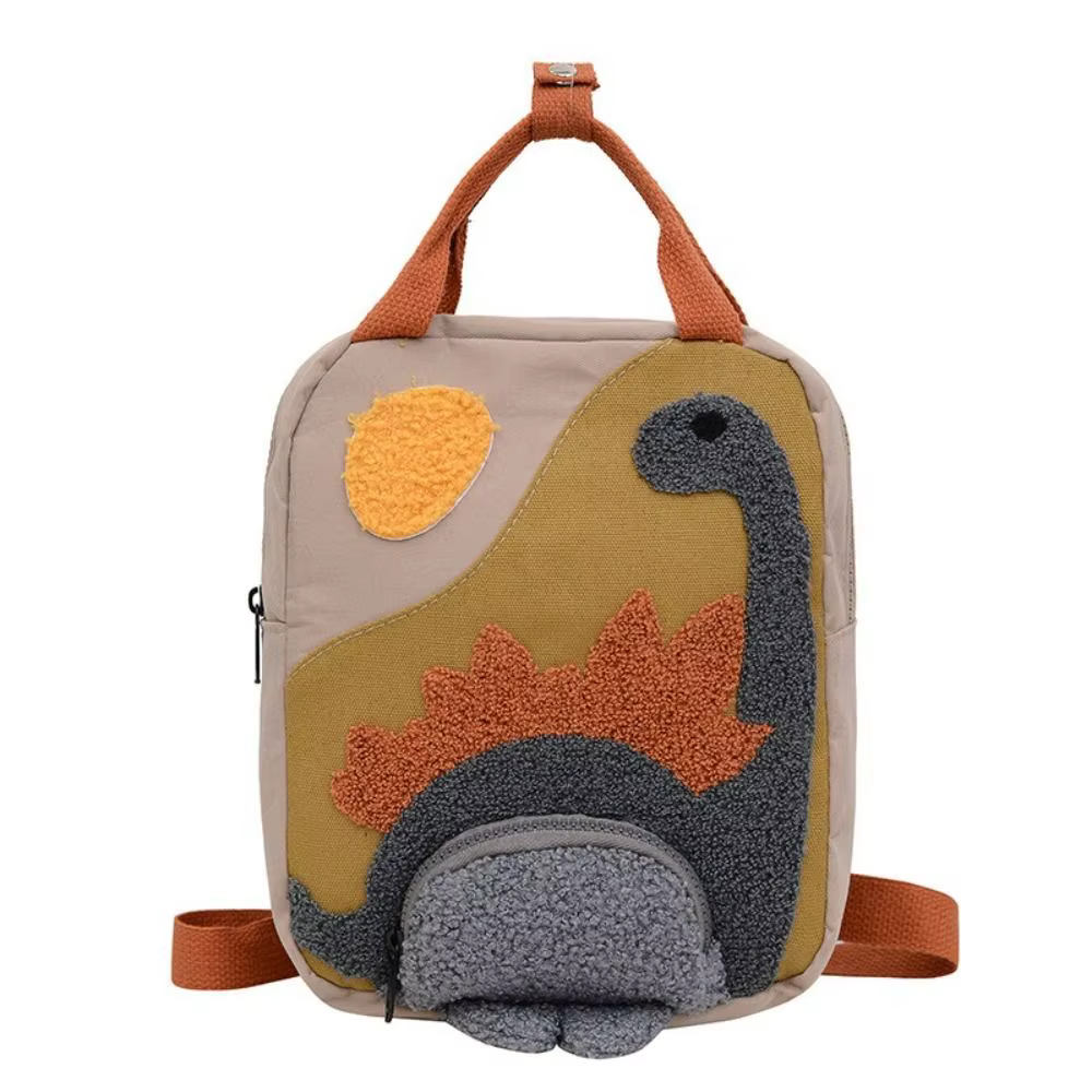 Mochila Infantil Dinosaurio Cuello Largo para Escuela - imagen 5