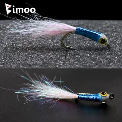 Bimoo Señuelo Hielo 3D Doblebado para Lubina y Trucha de Agua Fría