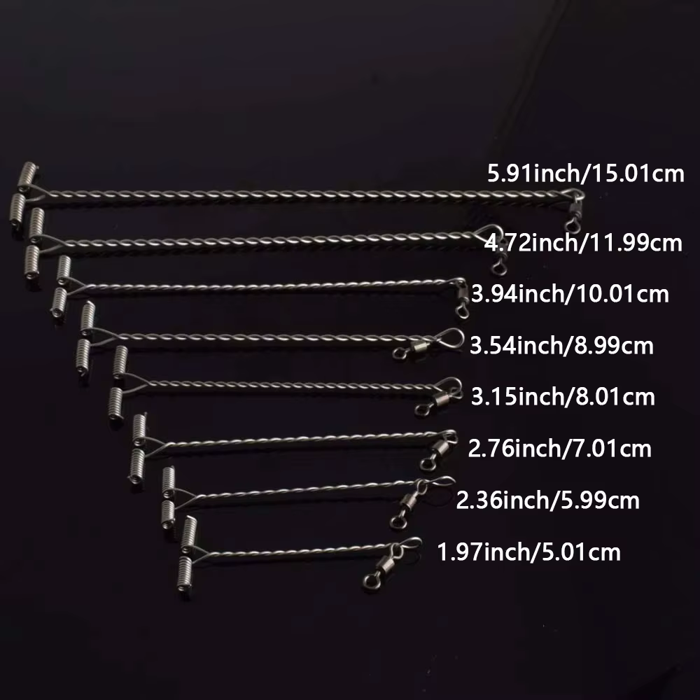 Conector giratorio en T antienredos para aparejos de pesca - imagen 3