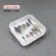 Surtido de moscas: mosca seca, húmeda para trucha y agua salada - imagen 5
