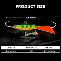 Goture Señuelo de Pesca de Hielo – Jig Hundido para Trucha