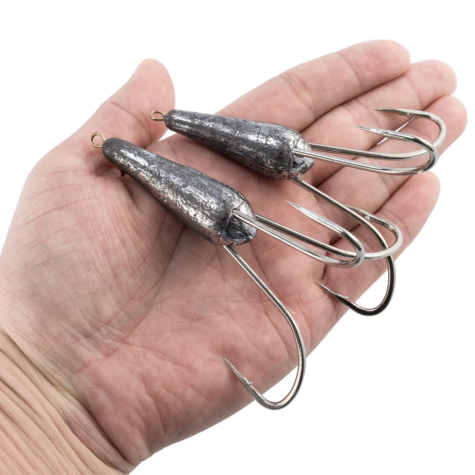 Anzuelo triple para atún y halibut en agua salada - imagen 4