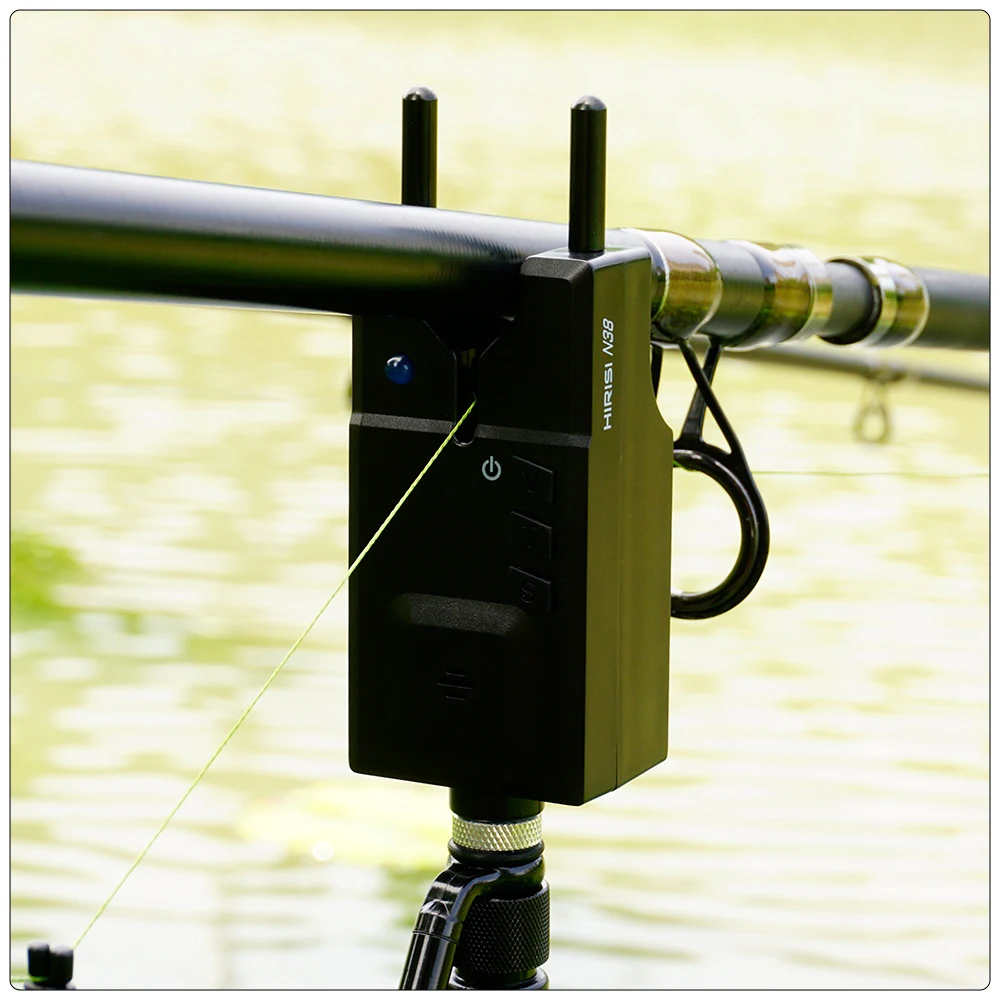 Alarma de pesca Hirisi LED con control de volumen