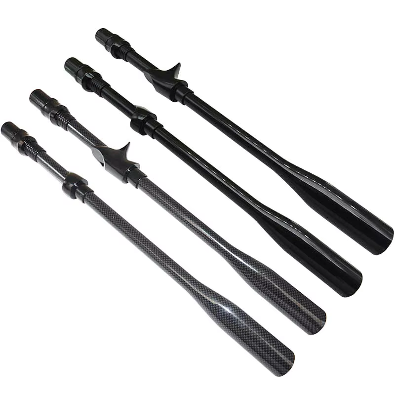 Mango caña pescar carbono 1K - Agarre tubo especial reparación DIY - imagen 4