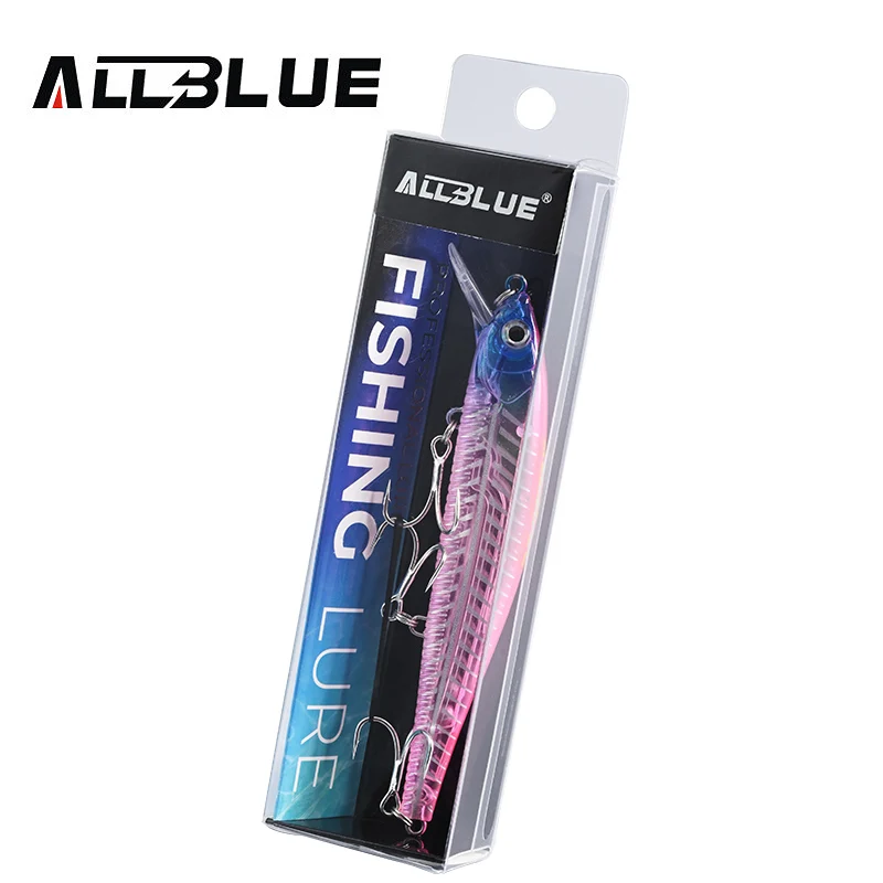 Señuelo ALLBLUE 3D Jerkbait Wobbler 110 mm para lubina y lucio - imagen 3