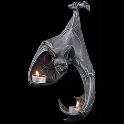 Portavelas Murciélago Colgante para Decoración de Halloween