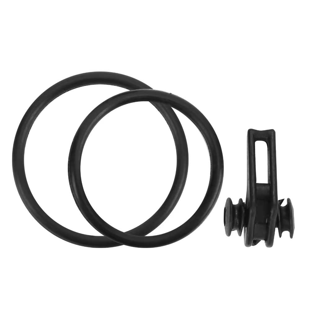 Portaceños de Plástico para Caña con Anillos de Goma – Set de Pesca - imagen 2