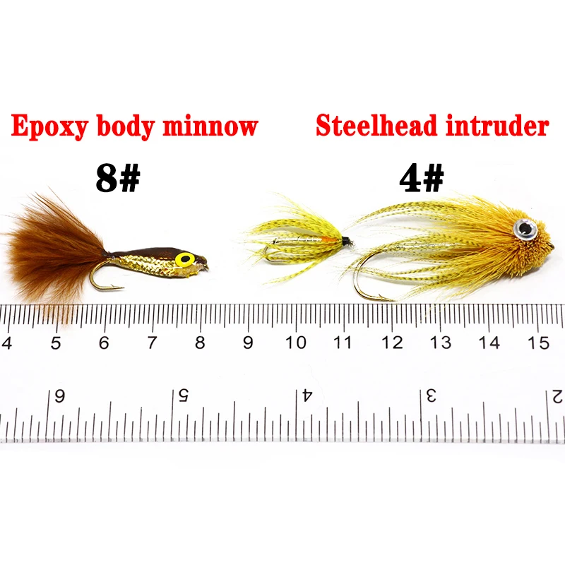 Señuelos de pesca con mosca Persuader imitación sanguijuela y pez - imagen 5