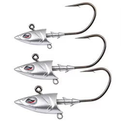 Jig Head Minnow Cabeza Ancha – Pesca en Agua Salada