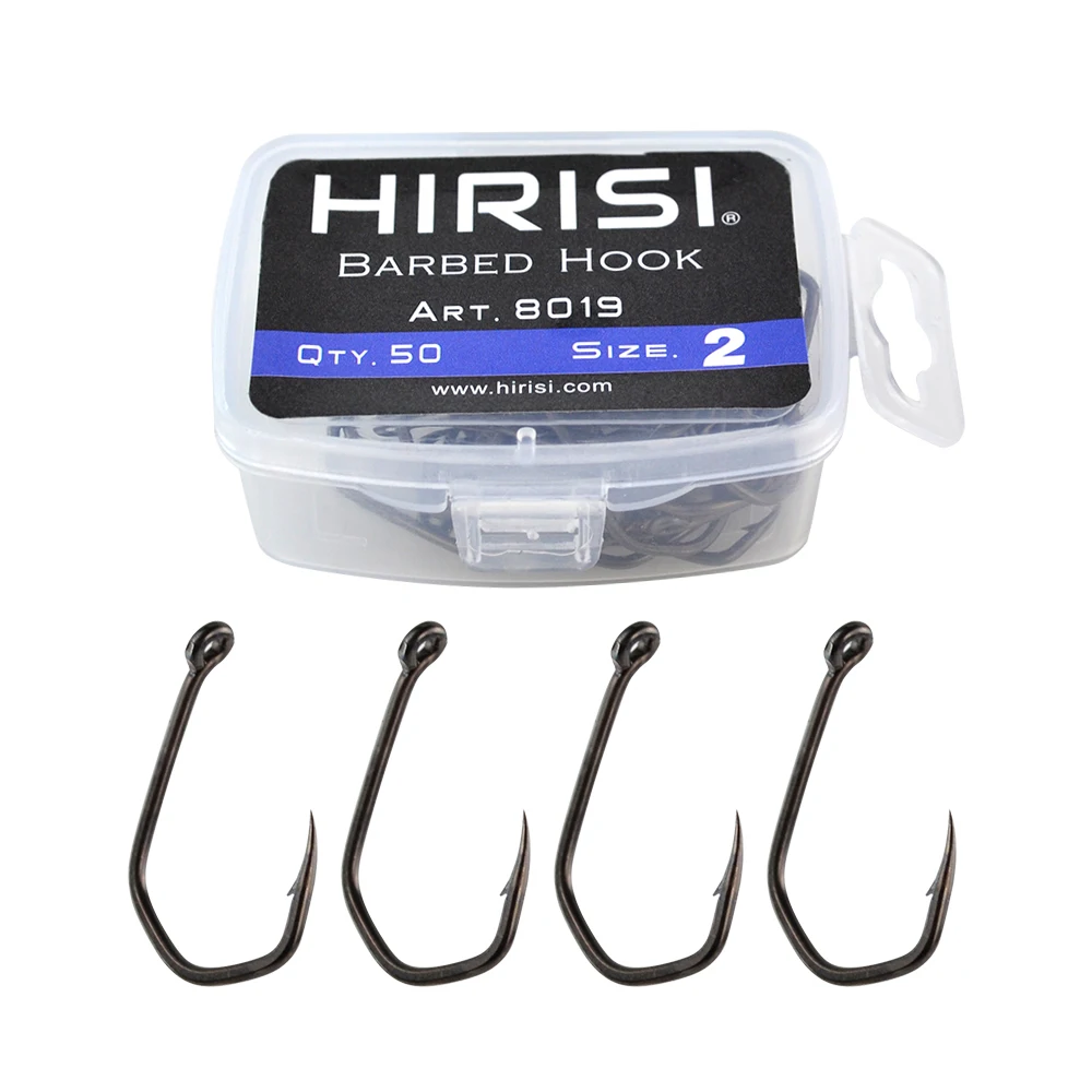 Anzuelos de garra Hirisi 8019 PTFE – Acero inoxidable para carpa - imagen 5