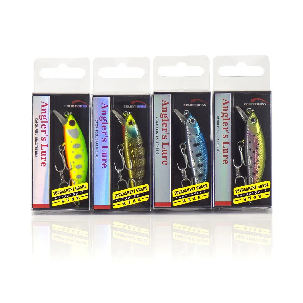 COUNTBASS Wobbler duro pececillo 60mm – Señuelo agua dulce 4,9g - imagen 3