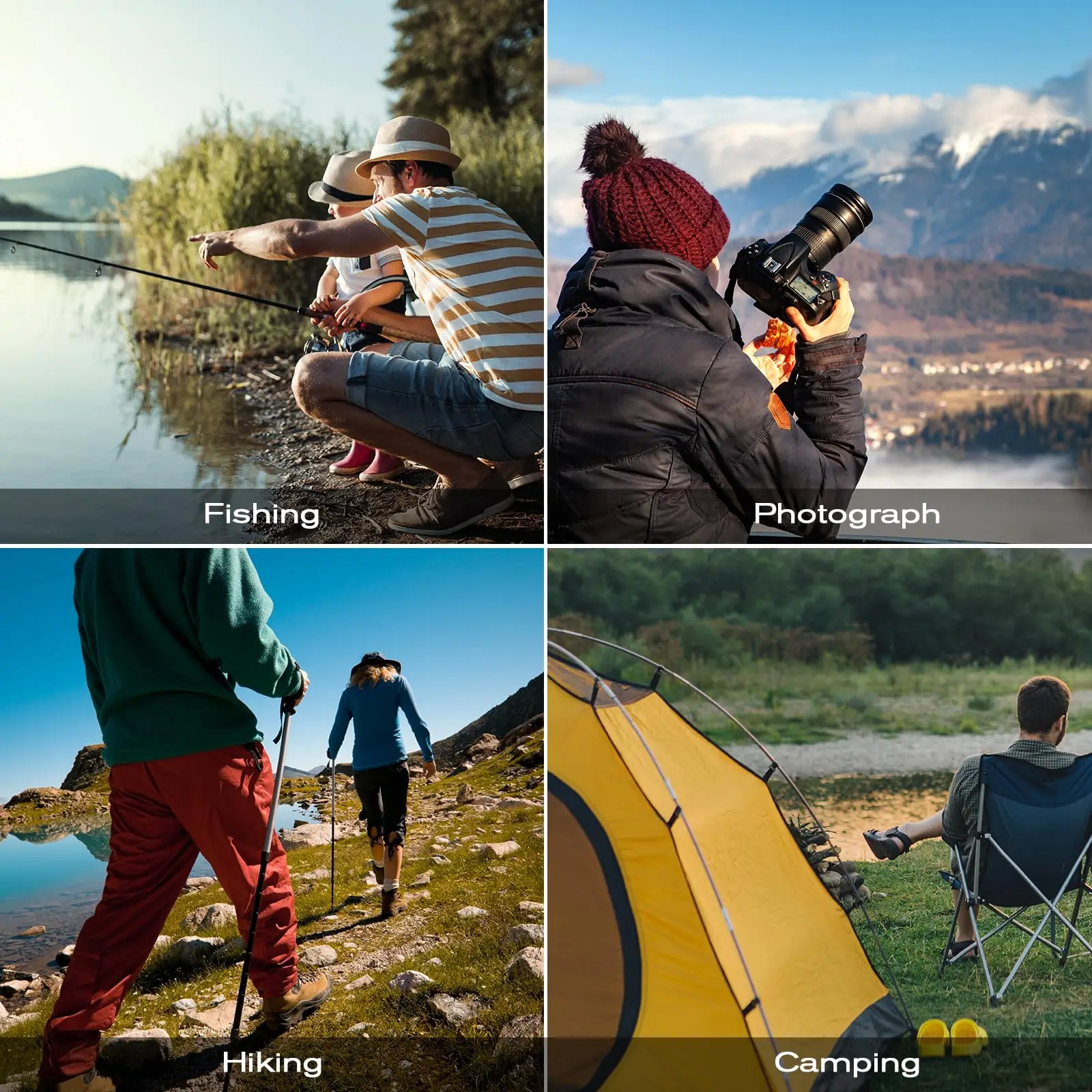 Uso versátil: camping, herramientas, viaje
