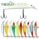 Señuelo minnow hundimiento cebo duro con anzuelos triples