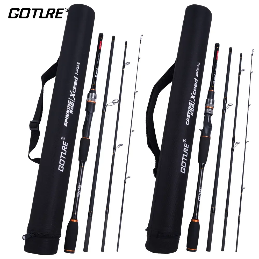Goture Xceed caña de spinning carbono con anillas Fuji 1.98-3.6 m - imagen 3