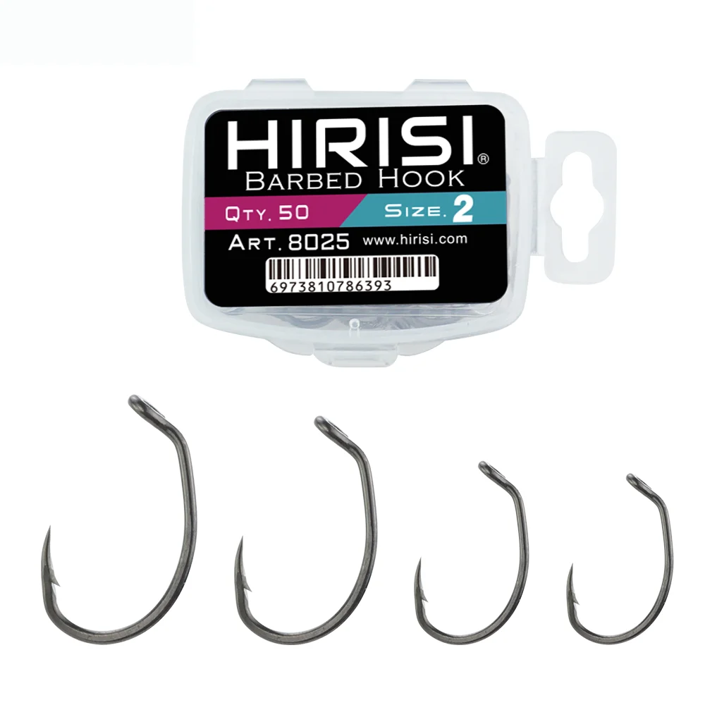Anzuelos para carpa con PTFE Hirisi de acero inoxidable Ojo - imagen 5