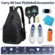 Bolsa mochila pickleball de gran capacidad para 2 raquetas ajustable - imagen 5