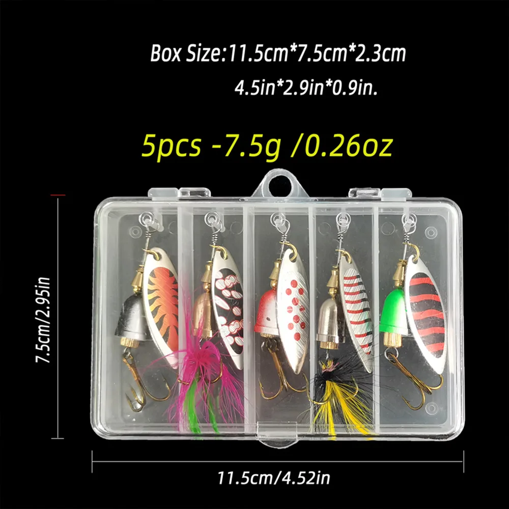Spinner de Cobre – Señuelo Artificial Giratorio para Pesca Deportiva