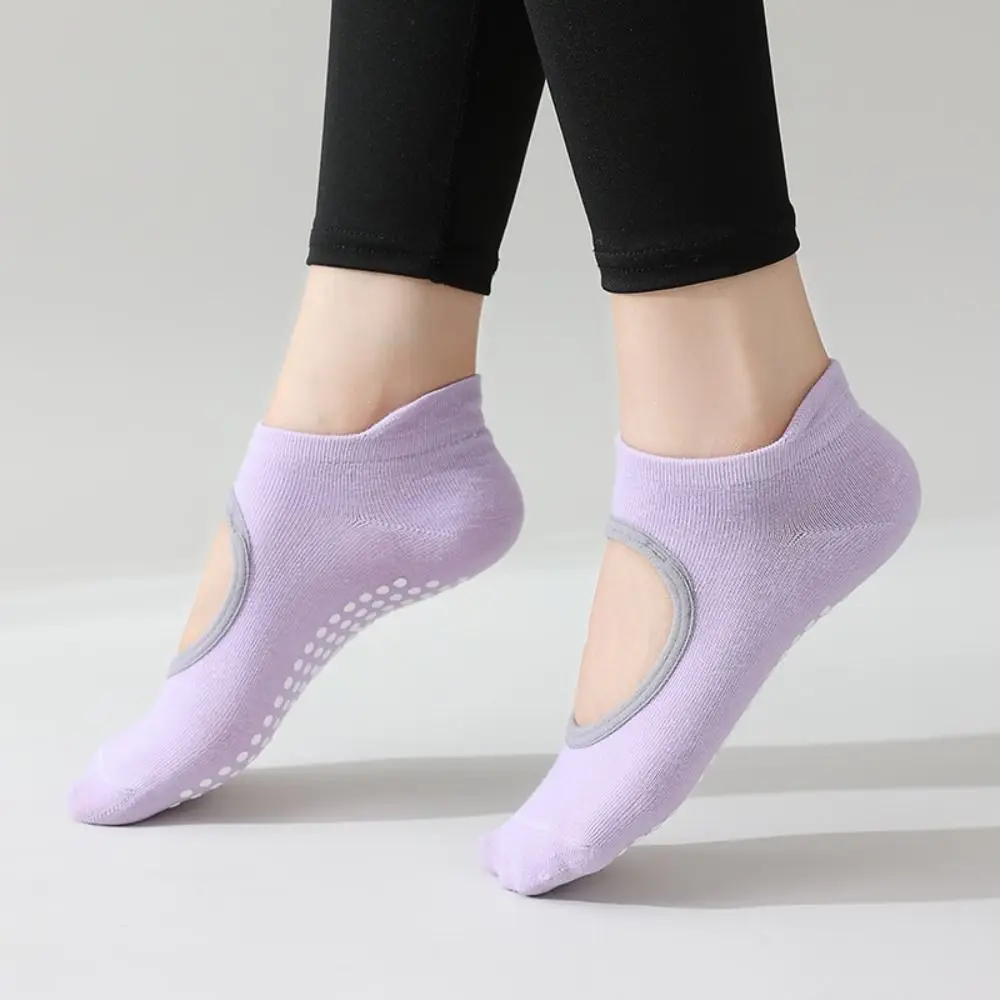 Calcetines antideslizantes silicona transpirables sin talón mujer - imagen 2