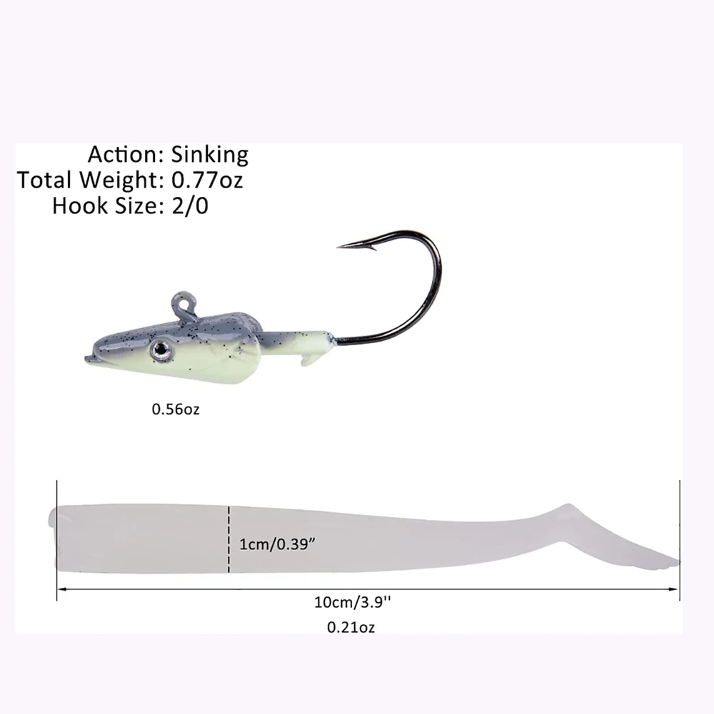 Pack de 5 señuelos de pesca