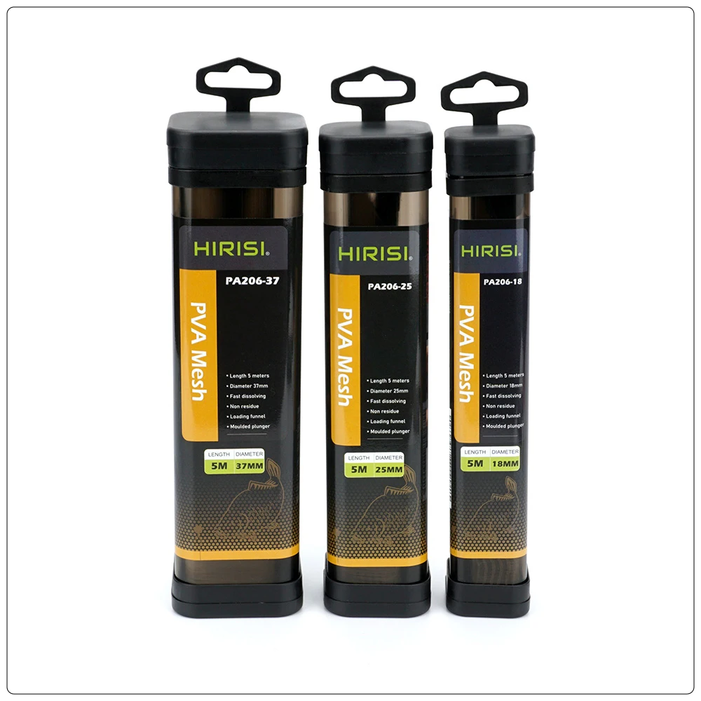 Malla PVA enrollada y tubo soluble