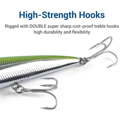 Noeby Wobbler minnow hundible – señuelo para lucio y lubina