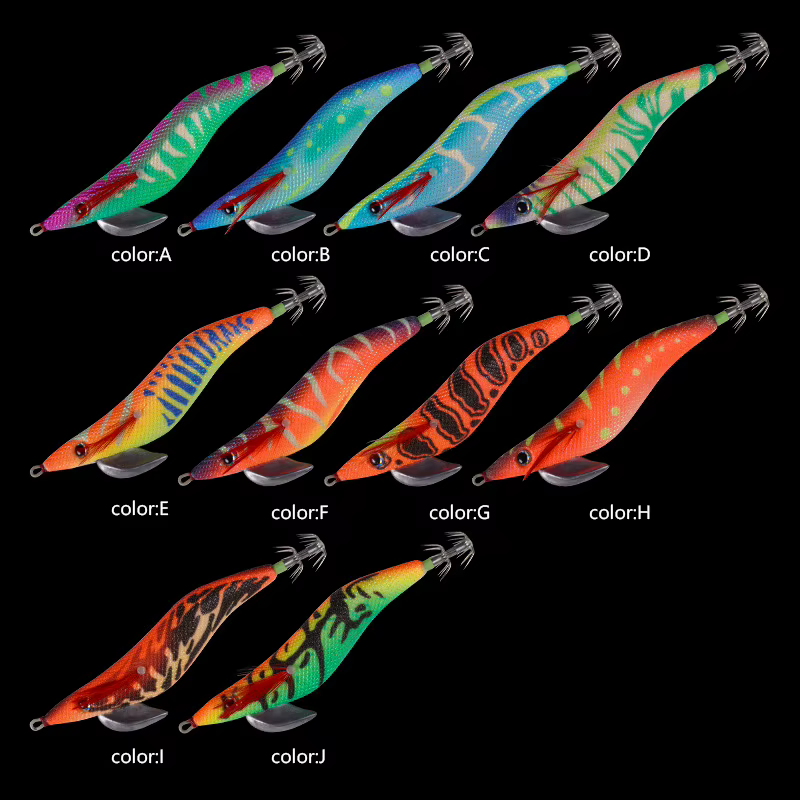 Pajarito para calamar con tubo reflectante para pesca en barco - imagen 4