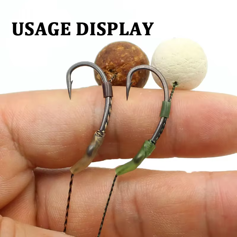 Contenido del set de 60 piezas de pesca de carpa