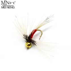 MNFT Ninfa Beadhead cuerpo rojo – Cobre para trucha