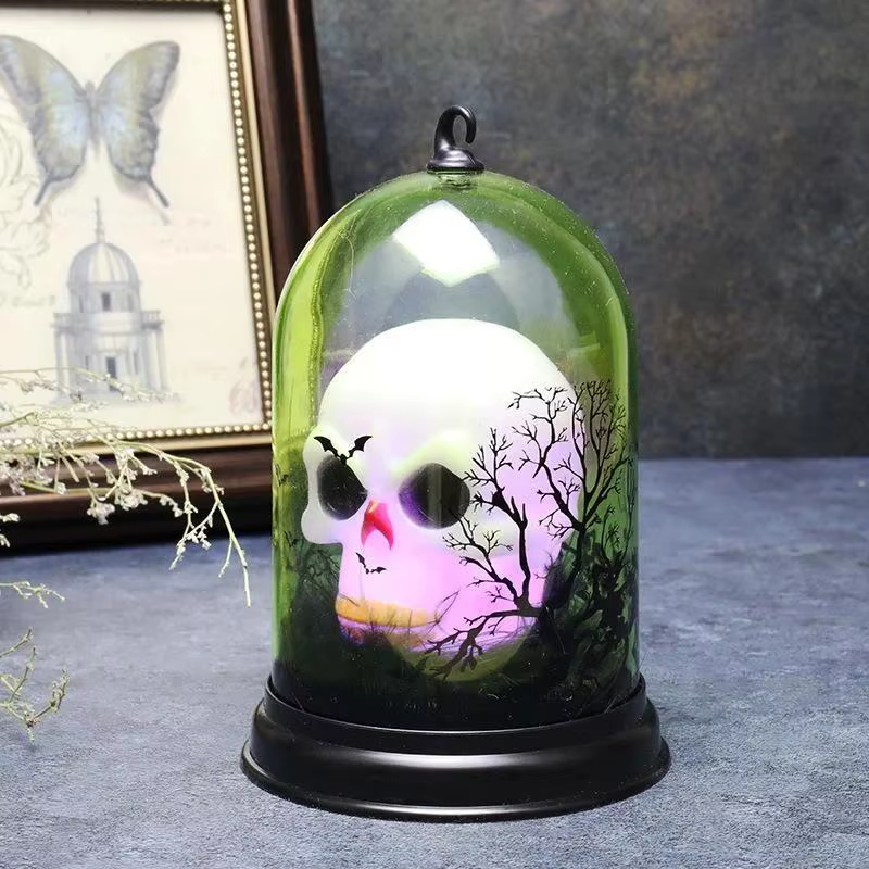 Lámpara LED Calabaza Malvada – Luz Nocturna Portavelas Halloween - imagen 4
