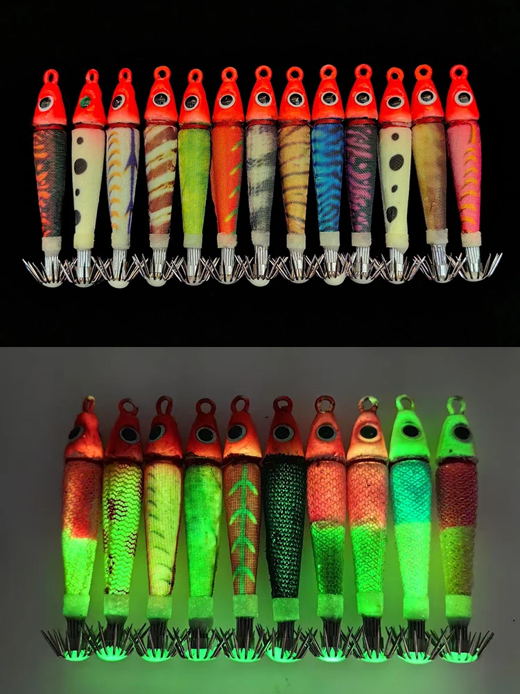 Señuelos marinos luminosos