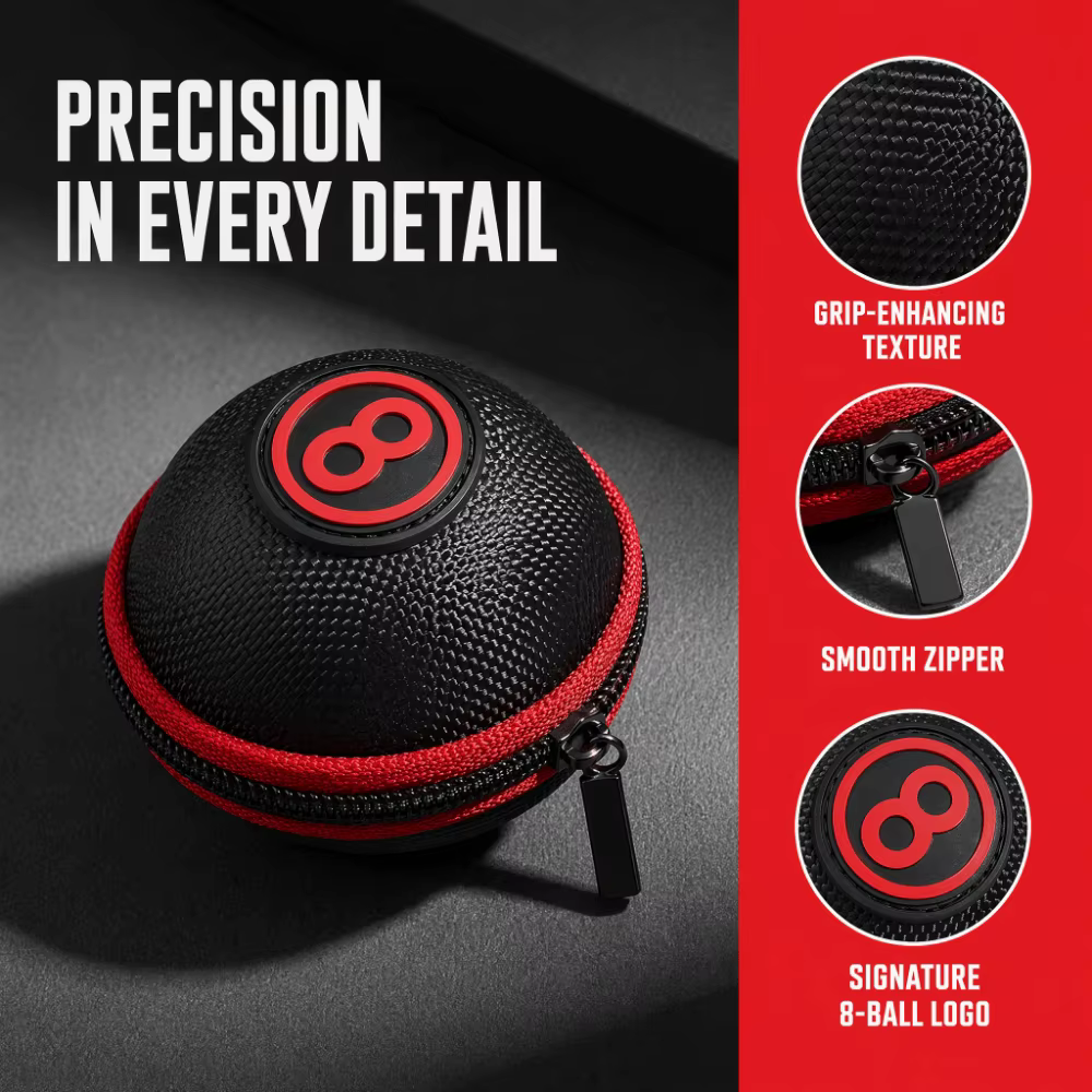 Funda EVA para bolas de billar con interior de terciopelo