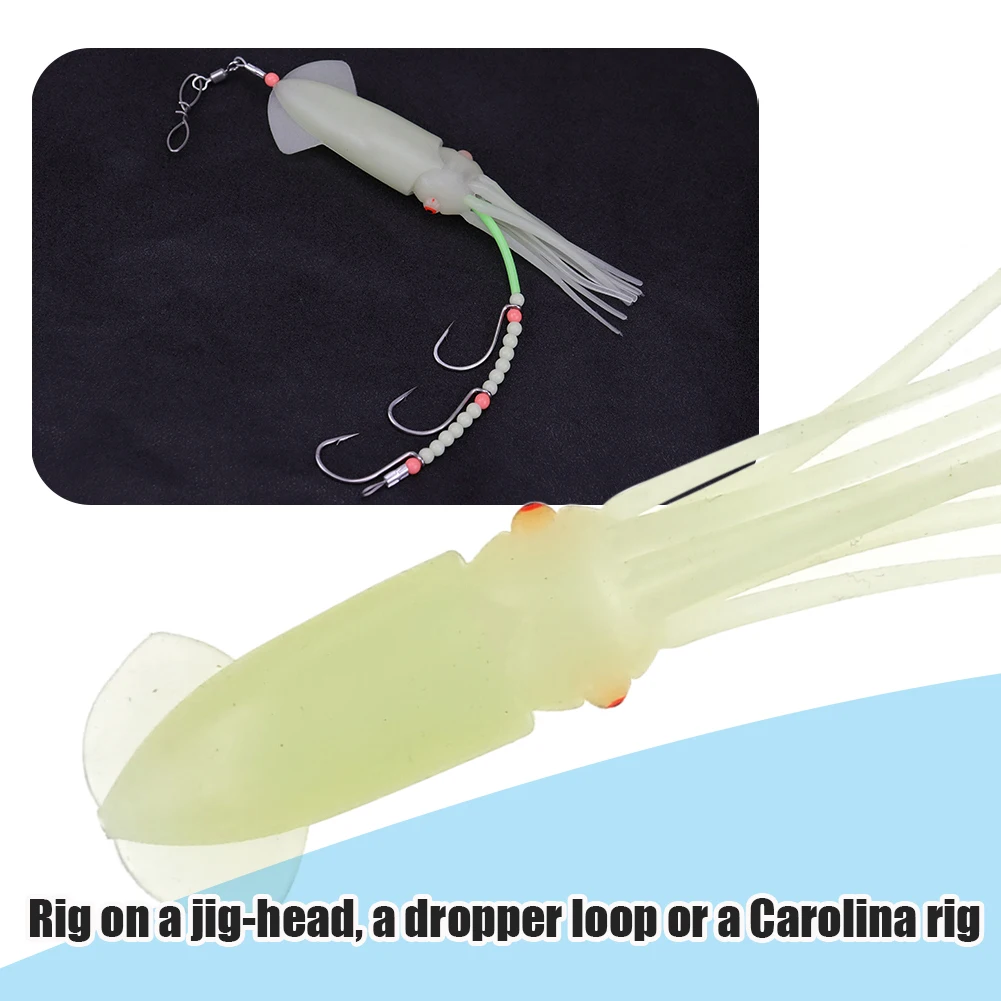 Richiamo Calamari vinilo swimbait para pesca en mar – silicona - imagen 3