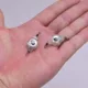 Luz de pesca nocturna doble anillo con clip para agua dulce y salada