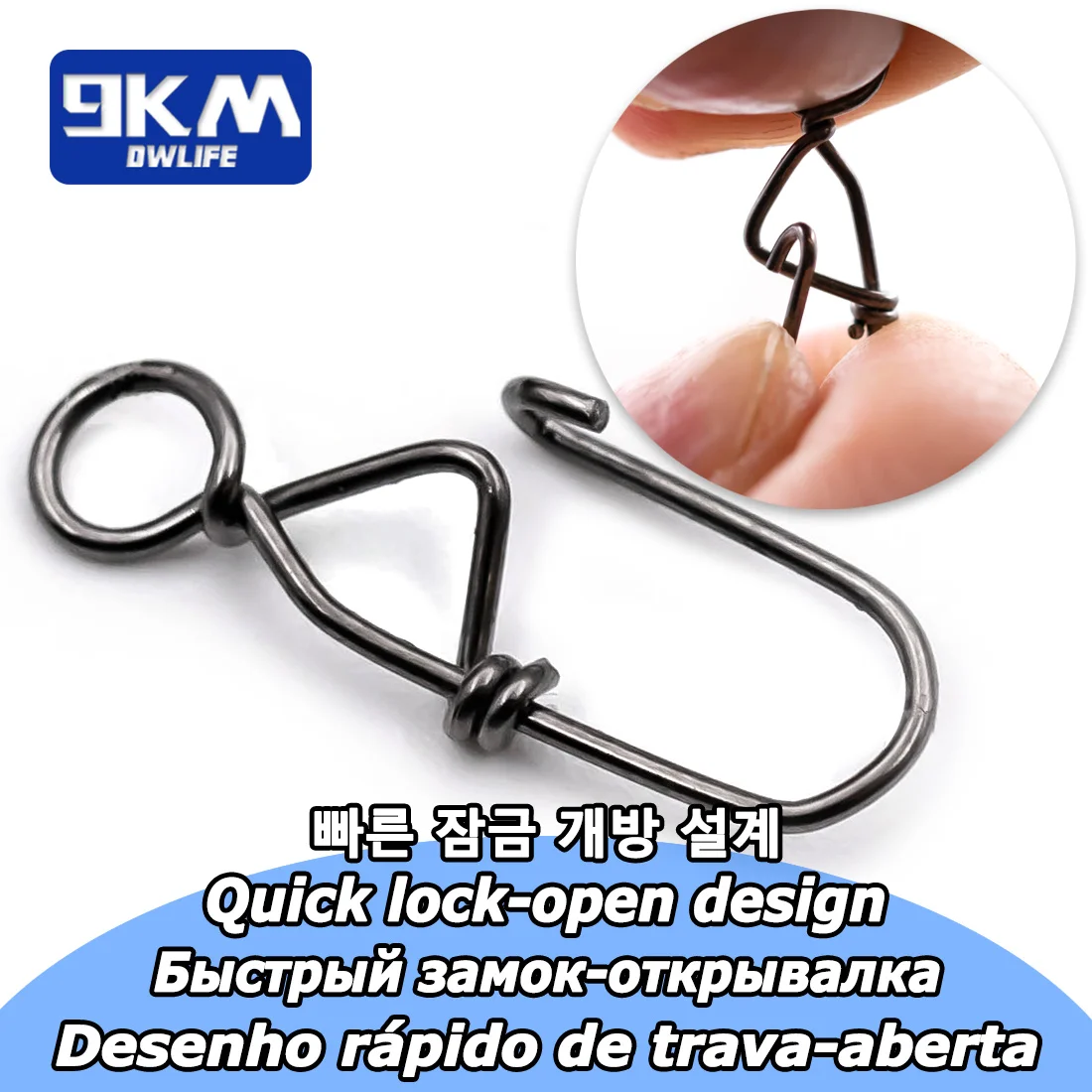 Broches adaptados para diferentes modalidades de pesca