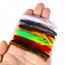 Señuelo de Tubo Multicolor con Falda – Lubina y Lucio, Dulce y Salada