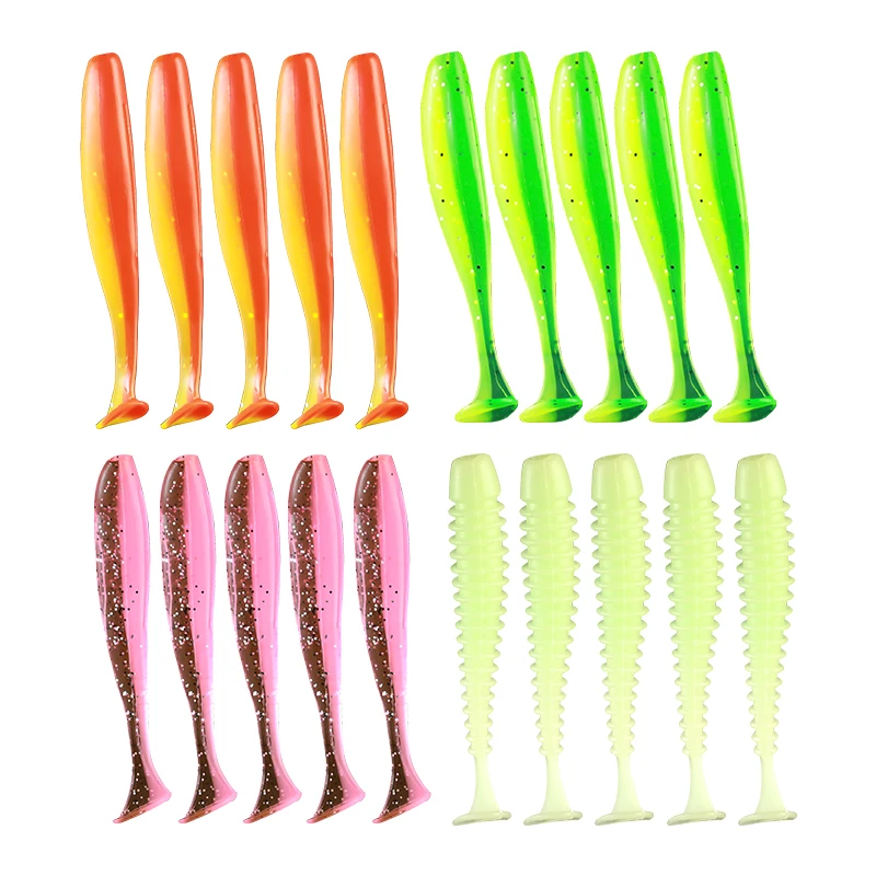 Kit Señuelos Blandos 7 cm – Caja de Accesorios para Pesca - imagen 3