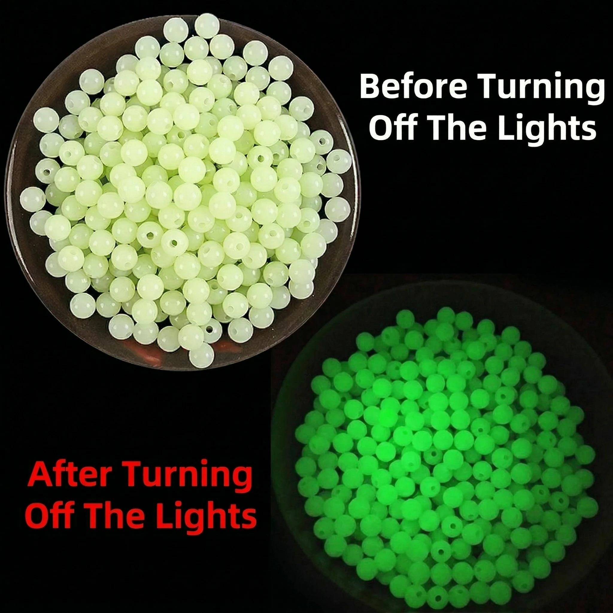Perlas luminosas circulares para pesca nocturna – accesorios - imagen 3
