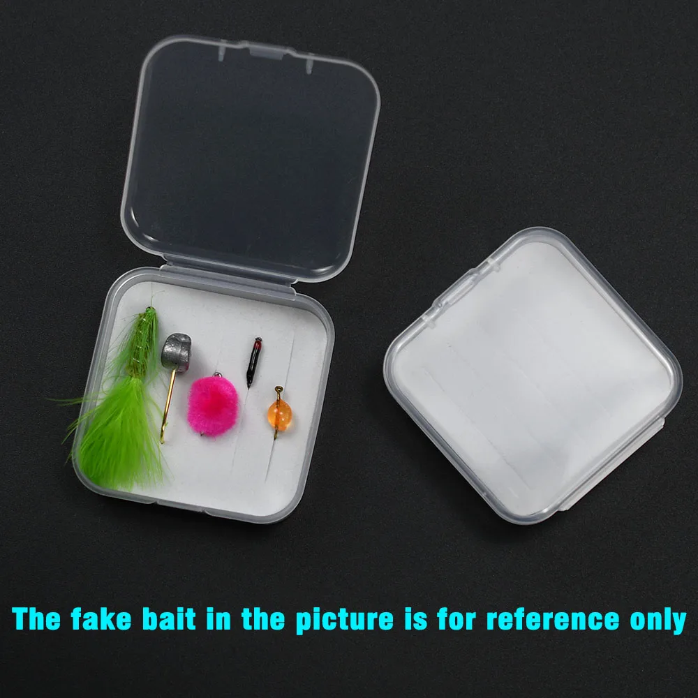 Caja para moscas de pesca con mosca transparente con inserto espuma - imagen 5