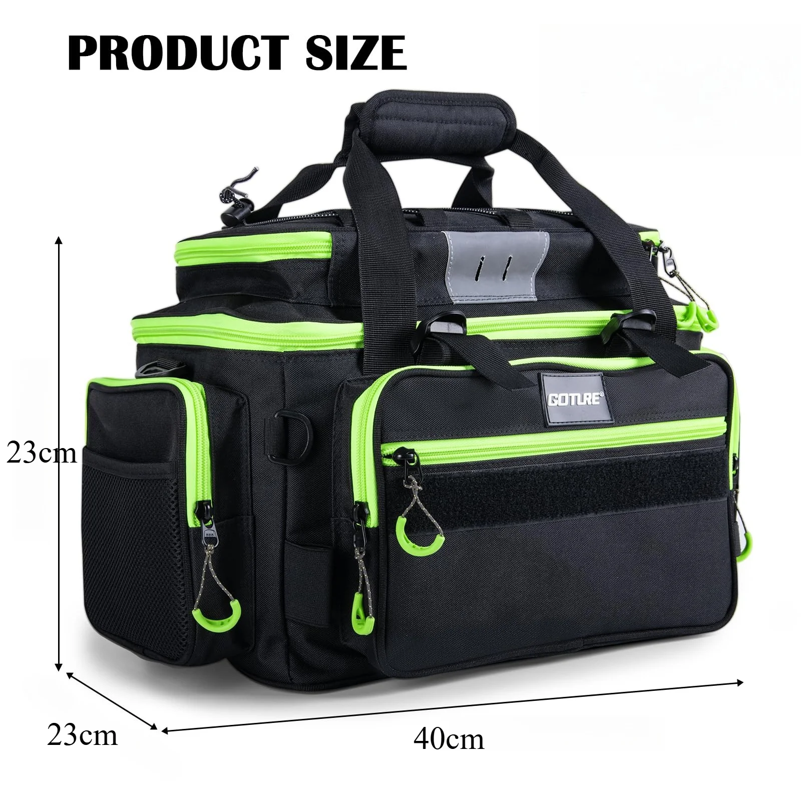 Bolsa de pesca Goture resistente al agua con correas para cañas - imagen 5