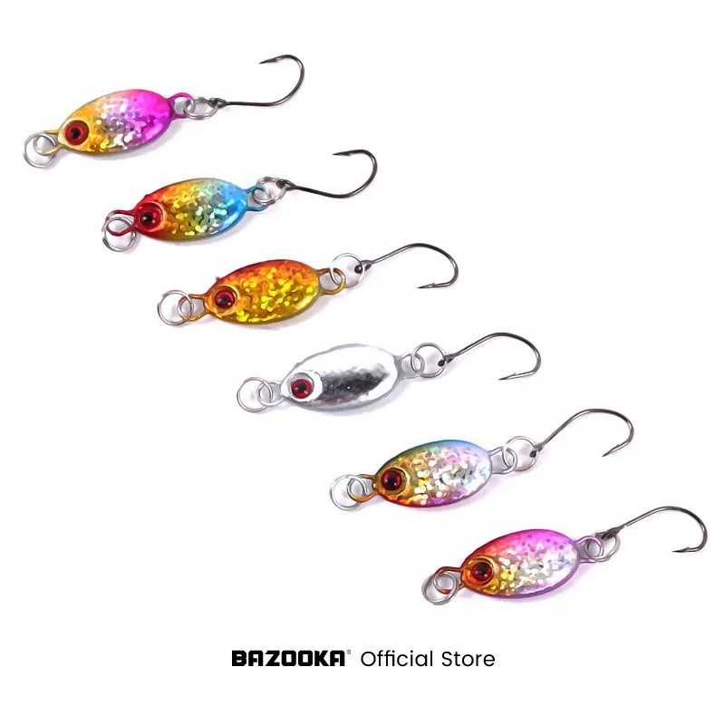 Bazooka Spinner Metal Spinnerbait cobre para trucha - imagen 2