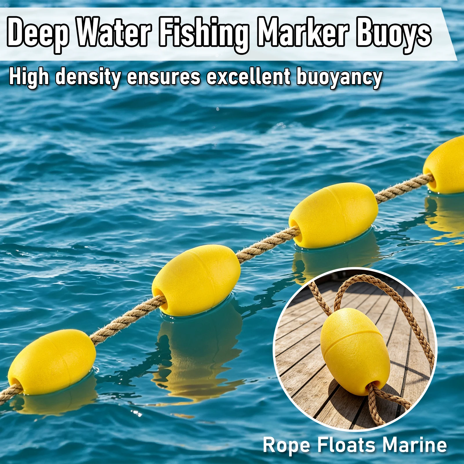 Boyas de pesca flotantes con cuerda de deriva para aguas profundas - imagen 5