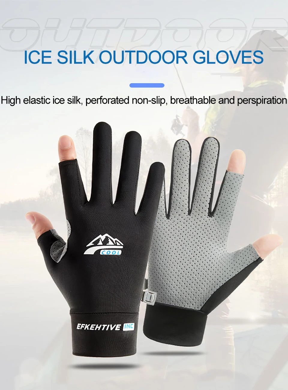 Guantes de pesca WALK FISH modelo completo